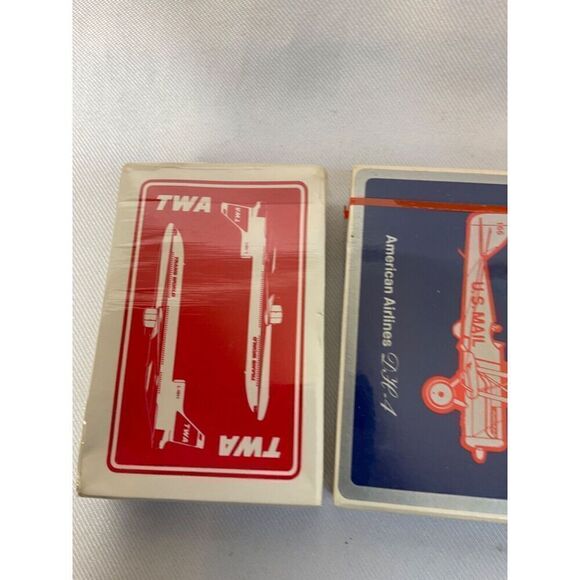 Vintage Airline Playing Cards New Sealed TWA United American‎ - Picture 8 of 9